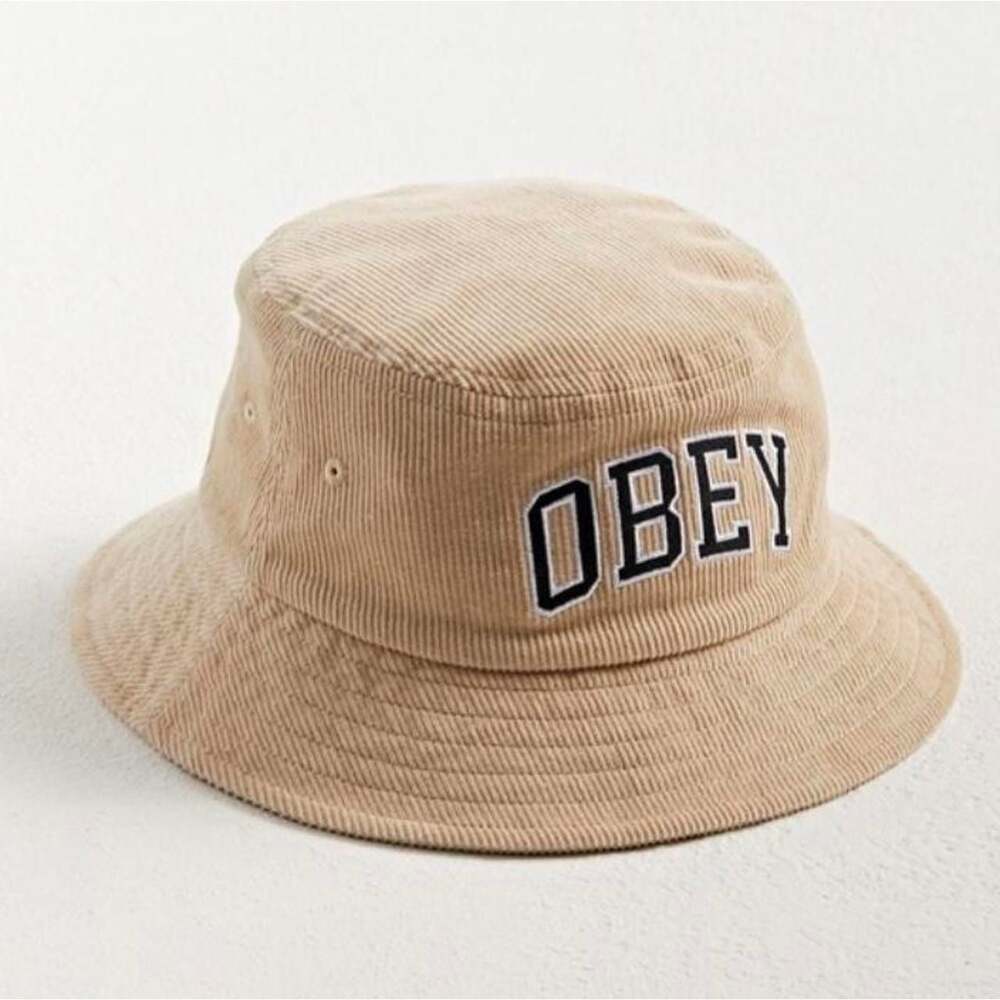 OBEY Arch Logo Corduroy Bucket Hat